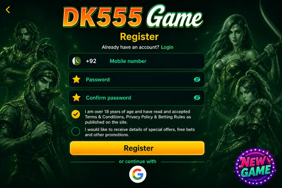 How To Create An Account On The DK555 App