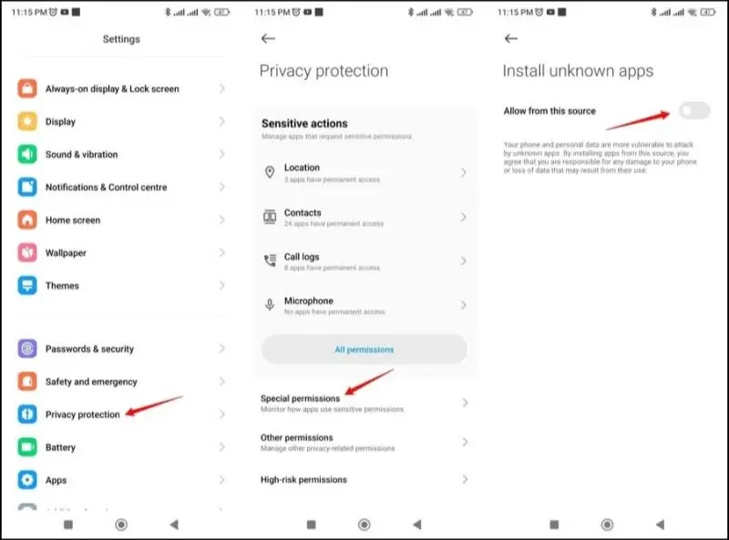 android privacy settings install DK555 Game APK download